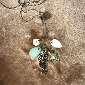 American Eagle Outfitters Feather Charm Necklace